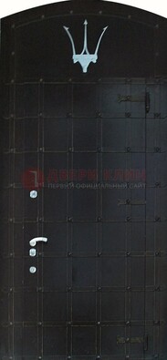 Металлическая арочная дверь ДА-22 высокого качества в Пскове
