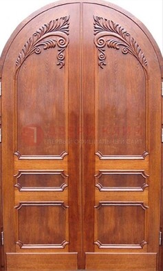 Металлическая арочная дверь ДА-9 в салон красоты в Пскове