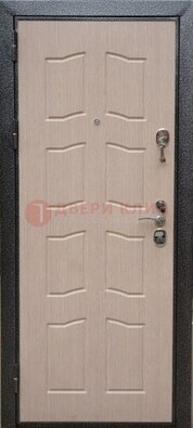 Легкая металлическая дверь с МДФ ДМ-109 в Пскове