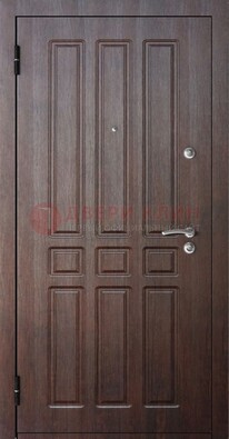 Простая металлическая дверь с МДФ МД-44 в Пскове