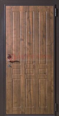 Прочная металлическая дверь с МДФ ДМ-68 в Пскове