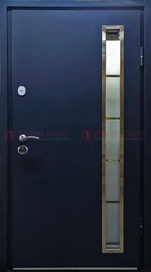 Металлическая дверь с порошковым покрытием и МДФ Белый дуб ДП-219 в Пскове