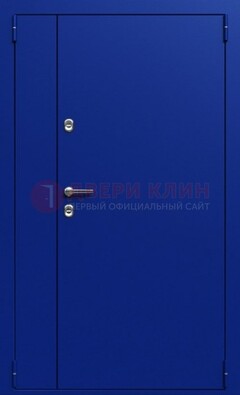 Синяя тамбурная дверь ДТМ-23 в Петрозаводске