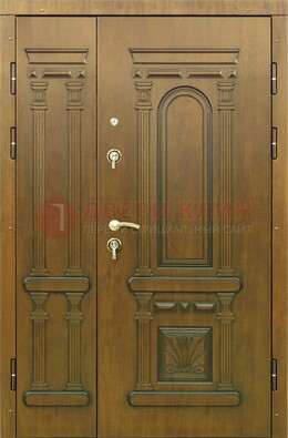 Полуторная железная дверь с виноритом ДВТ-174 в Пскове