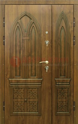 Входная дверь с виноритом и узором ДВТ-181 в Пскове