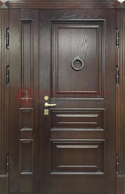 Полуторная металлическая дверь с виноритом ДВТ-253 в Саратове