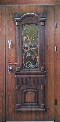 Входная дверь Дверь с виноритом снаружи и МДФ внутри ДВТ-73 в Пскове